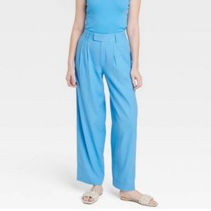 A New Day high rise linen wide leg pants